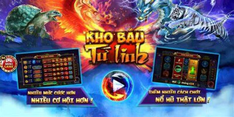 Kho Báu Tứ Linh 99OK – Trải Nghiệm Game Slot Sôi Động 1 kho bau tu linh 99ok 1